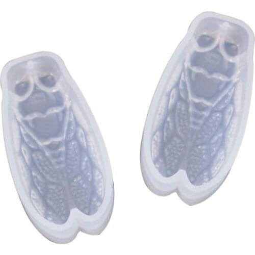 Crystal Epoxy Cicada Shape Silicone Mold DIY Handmade Jewelry Pendant Mould Making Tool