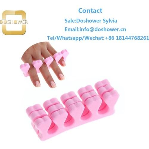 Manicure toe separator with nail tool toe separator for finger gel toe nail separator