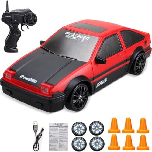 2.4G Remote Control Car Four-wheel Drive RC Drift Car High-speed 1:24 4WD Drift Car Children Remote Control Car Toy