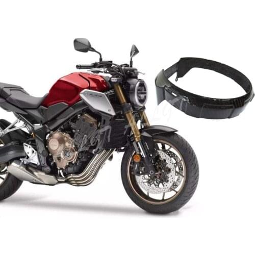 Motorcycle Pre-Preg Carbon Fiber Headlight Cover Headlamp Trim For Honda CB650R 2019