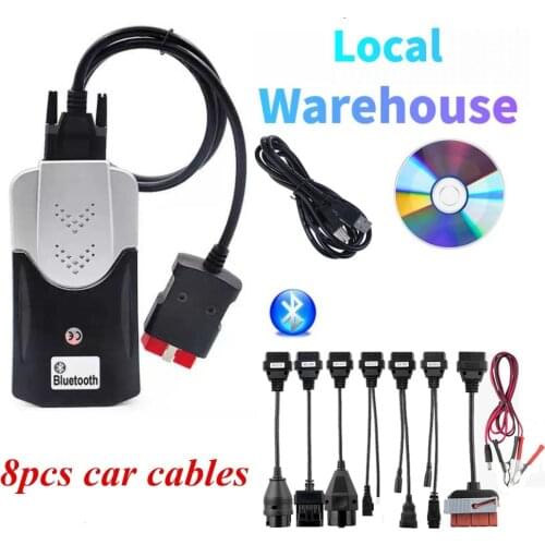 2021 NEW VCI 2017.R3 Keygen VD DS150E Cdp with Bluetooth for Delphis Car/Truck Diagnostic Tools Led Obd2 Scanner Car Accessories