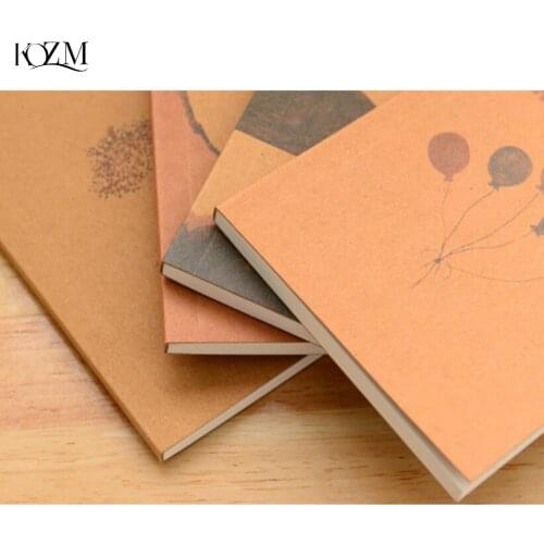 Wholesales Fast Shipping Hot Sale 12.5*9cm Old Paiting Lovely Cute Notebook Daily Book Stationery Office School Supplies 1PC