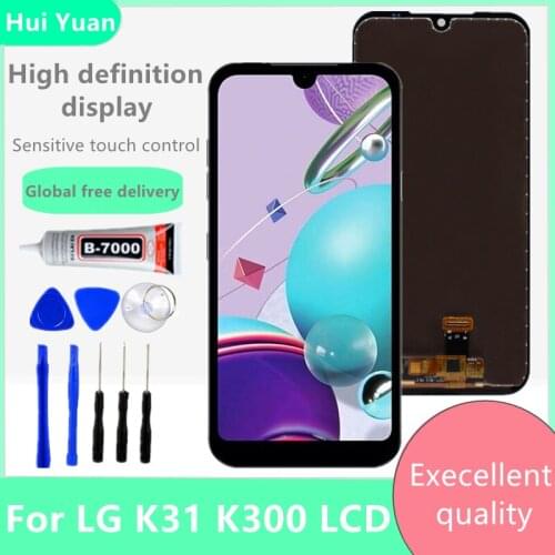 Original For LG K31/k300 Touch Screen Digitizer Assembly Replacement With Frame Tools