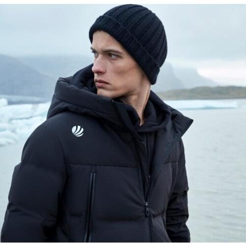 BOSIDENG mens down jacket youth hooded mid-length new thick warm coat trendy long parka hooded B90142317