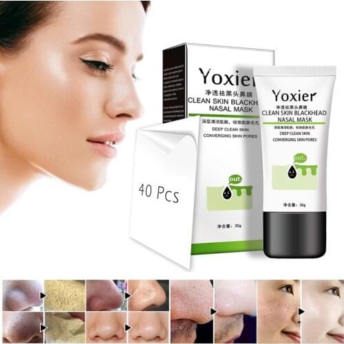 Blackhead Remover Nose Face Mask Pore Strip Tearing Black Mask Peeling Acne Treatment Unisex Deep Cleansing Skin Care TSLM1