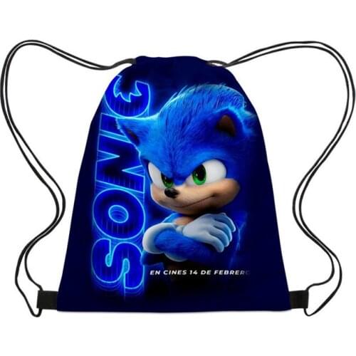 Super SONIC New Children Kindergarten Backpack Cool Printed Kids Primary School Bags Bookbags Rucksack Child Start School Gift