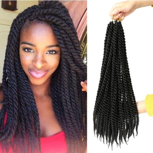 Mtmei Hair 12Strands Synthetic Twist Hair Crochet Braids 12" 18" 22" Black Brown Bug Purple Ombre Braiding Hair Extensions