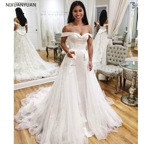 V Neck Sexy Lace Wedding Dresses 2021 Flare Sleeve Backless Bridal Wedding Gowns Mermaid Vestido De Novia Sirena