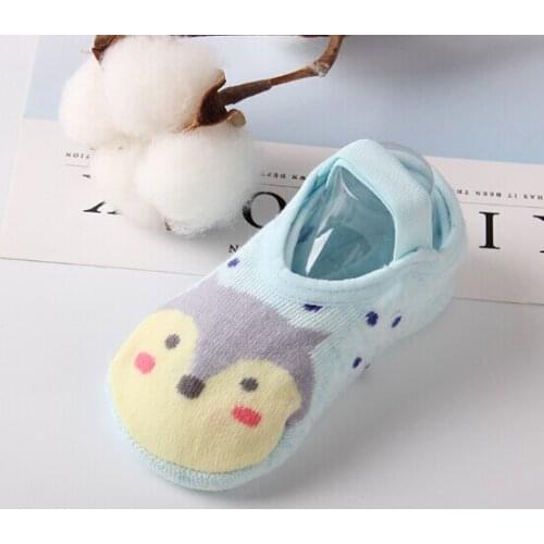 Winter warm socks Cute Newborn Baby Girl/Boy Toddler Anti Slip Shoes Cartoon Animal Slipper Floor Socks 1-3T