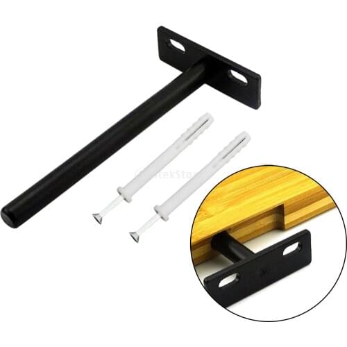 Invisible Bracket Floating Shelf Holder Wall Mount Hidden Shelves Supports