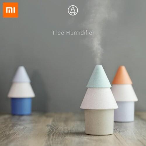 2021 Xiaomi Tree humidifier usb portable cute mini humidifier Nano fine mist humidified Automatic power off without water
