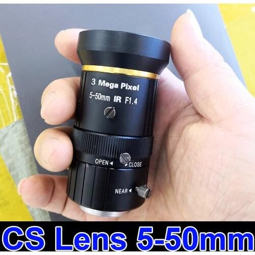 3MP CS Camera Lens 5-50mm manual Varifocal CCTV Lens for IP Camera AHD camera