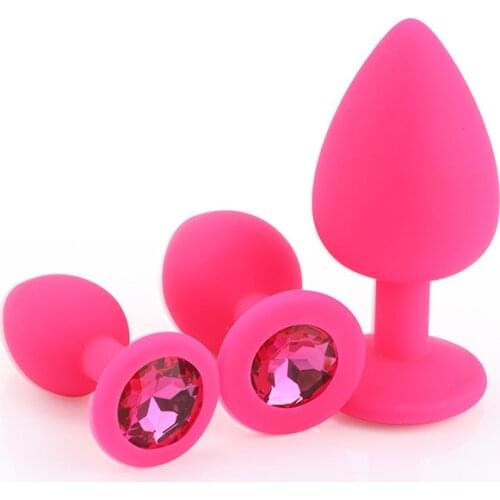 Multiple Colour Silicone Anal Plug Novice Anal Expansion Training Prostate Massage Sex Toys Unisex Adult Supplies Store