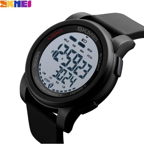 SKMEI New Luxury Men Watch Brand Digital Alarm Clock Calorie Pedometer Sport Wristwatch Military Waterproof relogio masculino