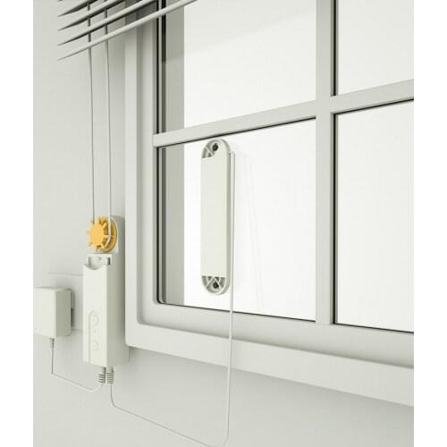 DIY Smart Motorized Chain Roller Shutter Blinds Shade Drive Motor Timing Switch APP Control Powered By Solar Panel&Charger