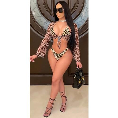 Felyn 2020 Best Quality Fashion Design 3 pcs Women Set Luxury Print Short Tops and 2 pcs Bikini Summer Beach Outfits