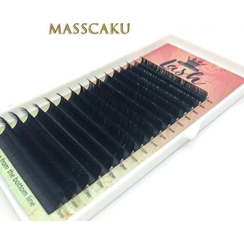 Mix length 16Rows Faux mink individual eyelash extension cilia lashes extension for professionals soft mink eyelash extension