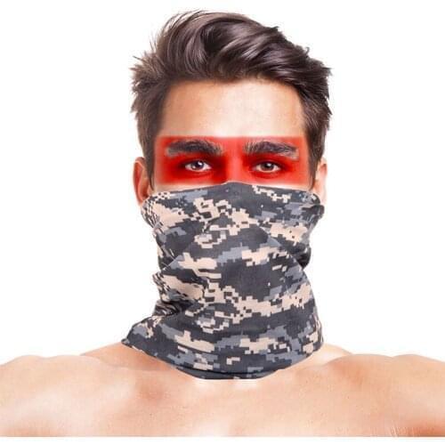 Camouflage series sunscreen windproof fishing seamless ever-changing magic turban CS multifunctional outdoor riding scarf