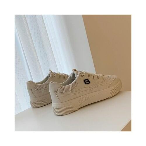 Korean version of the 2019 new fashion mesh breathable flat shoes moving womens trend casual shoes large size 9 40