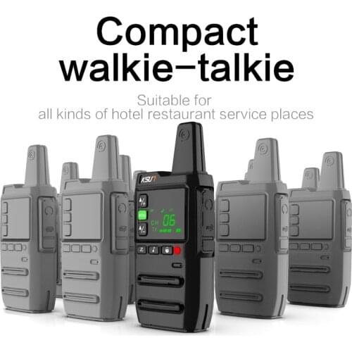 KSUNX-GZ20 Micro PMR446MHz FRS462-467MHz Walkie-Talkie Mini Handheld Two Way Radio Radio Scanner