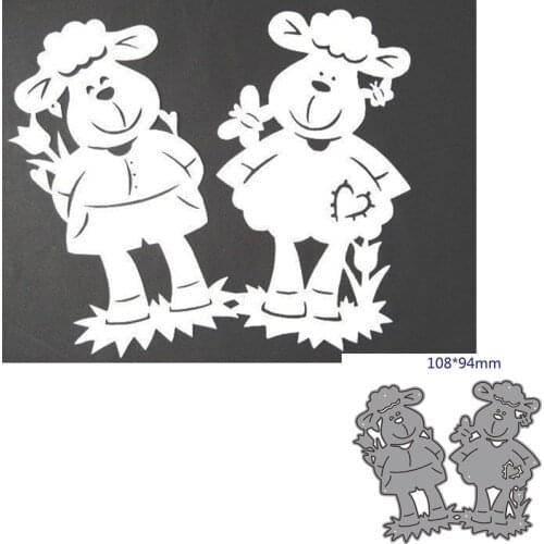 Metal cutting dies cut die mold Animal sheep decoration Scrapbook paper craft knife mould blade punch stencils dies
