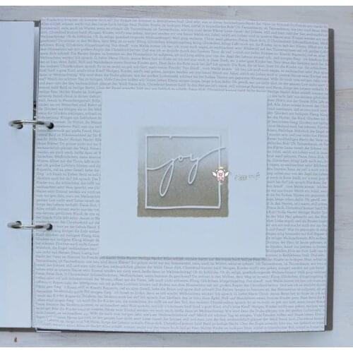 Mmao Crafts Metal Steel Cutting Dies New Joy letter square frame Stencil For DIY Scrapbooking Paper/photo Cards Embossing Dies