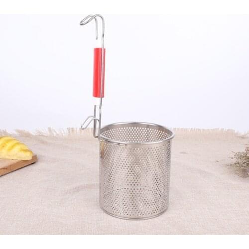 Stainless Steel Pasta Basket Mesh Spider Food Strainer Basket 13/14/15/16cm
