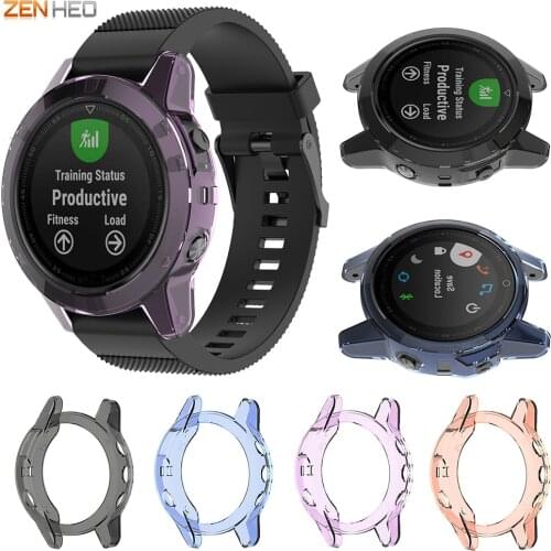 TPU Protector Case Cover For Garmin Fenix 5 5S 5X Plus Soft Slim Protective Shell fp