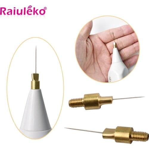 100Pcs Plasma Pen Freckle Fine Needles Sweep Spot Mole Laser Lifting Tattoo Machine Needles Micro Copper Needles Tattoo Removal