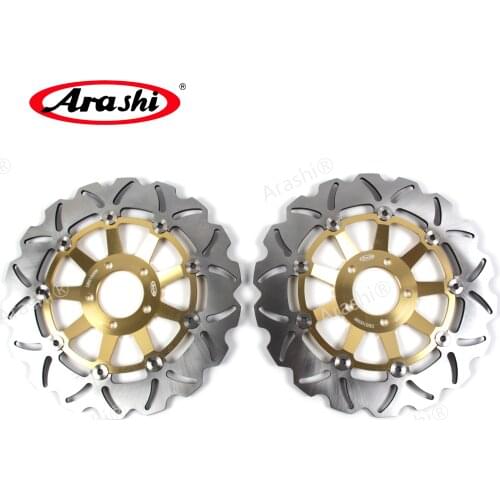 Arashi 1 Pair For KAWASAKI ZX9R 2000 2001 CNC Front Brake Discs Rotors NINJA ZX-9R ZX 9R 900 2000 2001 ZXR750 ZXR-R 750 ZZR1100