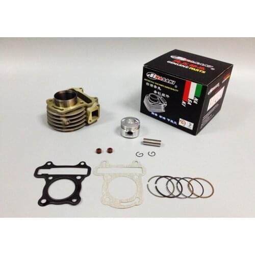 Free Shipping NASAKI 60cc 44mm Big Bore Cylinder Kit Chinese Moped Scooter for honda GY6 60cc 139QMB 4-For KYMCO/GY6-60 Keeway