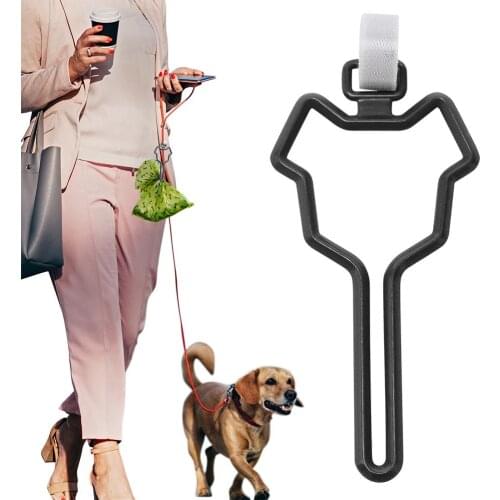 Dog Poop Bag Garbage Bag Dispenser Pet Supplies Accessories Dog Leash Dispenser Cleaning Tool Poop Bag Holder Hands-Free Clip