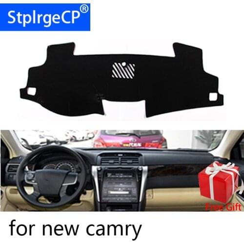 For Toyota camry 2013 2014 2015 2016 Car Styling Dash Mat Dashmat Dashboard Sticker Cover Sun Shade Dash Board Cover Carpet