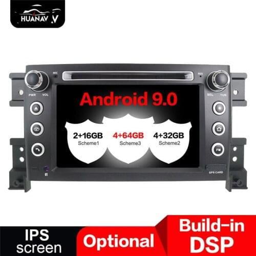 DSP Android 9.0 CD DVD player GPS Navigation For Suzuki Grand Vitara 2005~2012 Head unit recorder Auto redio multimedia player