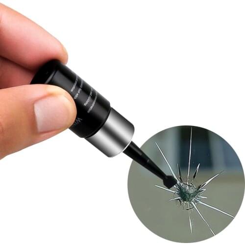 Car Windshield Repair Tool DIY Window Repair Tool Windshield Glass Scratch Crack Recovery Window Glass Resin + Blade + Stripe