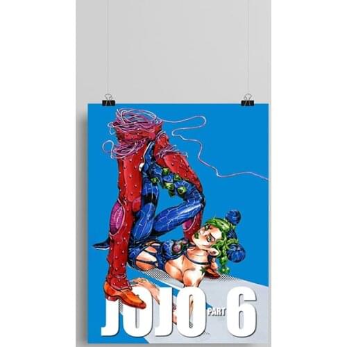 Jolyne Cujoh Stone Ocean JoJos Bizarre Canvas poster Painting wall Art decor Living room Bedroom Study Home Decoration Prints