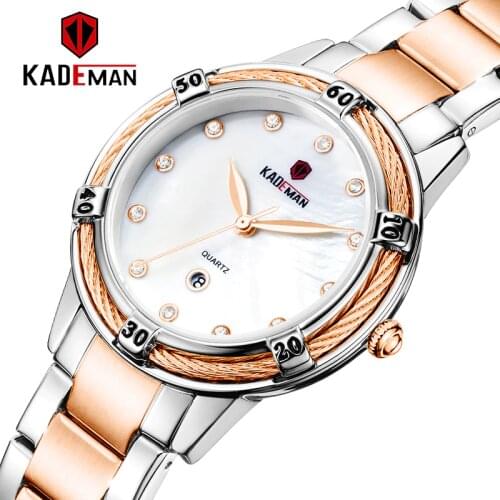 KADEMAN Women's Watches With Rhinestones