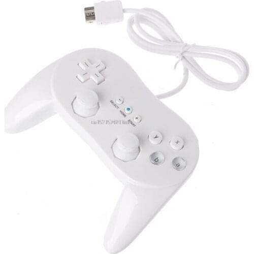 Classic Wired Game Controller Gaming Remote Pro Gamepad Control For Wii