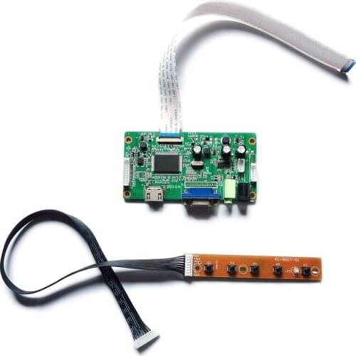 Fit LP156WF1/LP156WF4 matrix LED/LCD 30 Pin 1920*1080 eDP VGA monitor controller drive board DIY kit