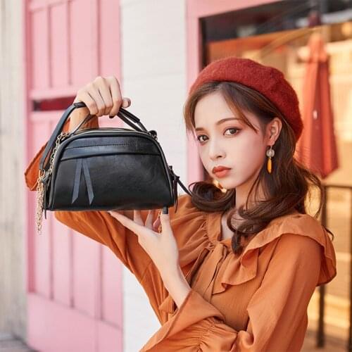 Fashion Women Handbag High Quality PU Leather Ladies Chain Shoulder Bag Korean Style Mini Crossbody Bag