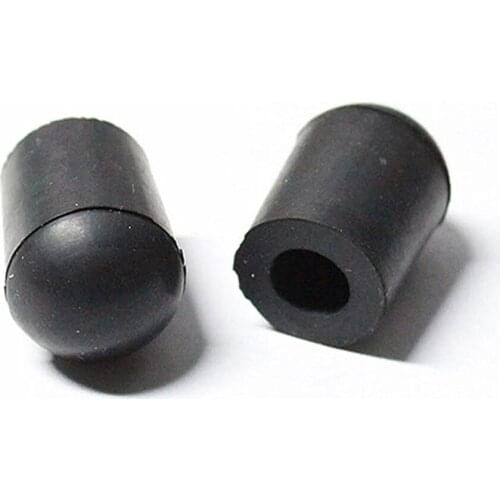 Set of 2 Upright Bass Parts Replacement Rubber Tip 10mm for Double Bass End Pin Protector