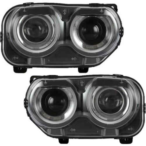 Set Of LED Head Lamps Head Lights Assembly Fit For Dodge challenger 2015 16 17 18 19