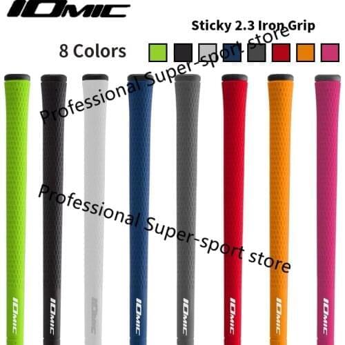 New IOMIC Sticky 2.3 Golf gripsRubber Golf clubs grips 8 colors in choice 10pcs/lot irons clubs grips