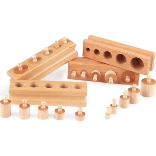 Montessori Educational Toys Preschool Learning Baby Toddler Toy for children Wooden Geometric Shape Puzzle Sorting Math Bricks
