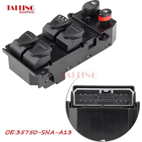 TALLING 35750-SNA-A13 For HONDA 2006-2012 CIVIC 1.8L Power Window Switch 35750SNAA13 Free shipping