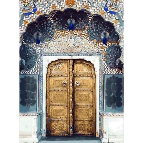 Landscape Door Painting By Numbers Still Life Picture Coloring By Numbers Cat Animals Adults Diy Canvas Drawing Decor Home