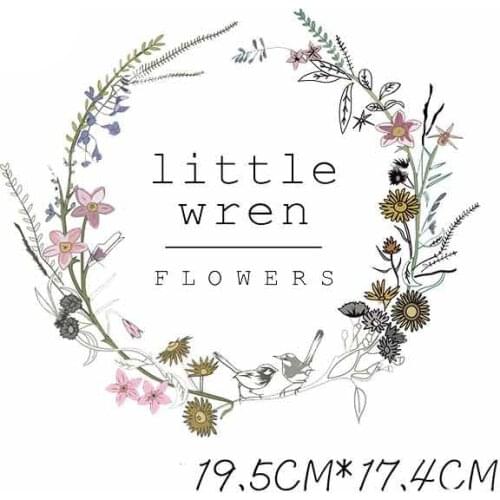 Prajna Cartoon Owl Rabbits Iron Transfers Patches For Clothing Flower Patch Heat Transfer For Kids Summer T-shirt Dress DIY E