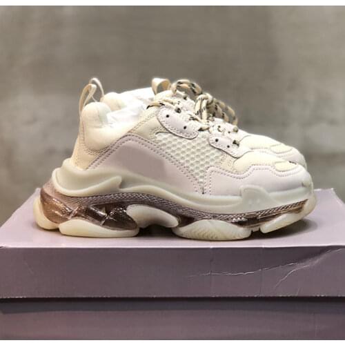 Luxury design transparent womens shoes sneakers shoes 2020 fashion leather ladies luxury shoes ins platform sneakers rainbow ru