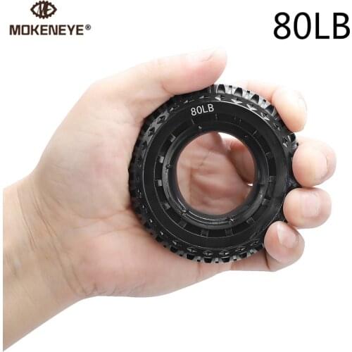 Hand Grip Fitness Expander Wrist Forearm Muscle Trainer Non-slip Silicone Bodybuilding Durable Exercise Implement Gripping Ring