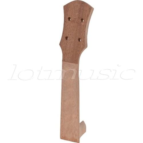 Kmise Mahogany 21 inch Soprano Ukulele Neck With Sapele Head Ukulele Parts